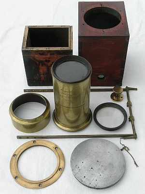 Der Voigtländer-Astrograph zerlegt Der Voigtländer-Astrograph zerlegt