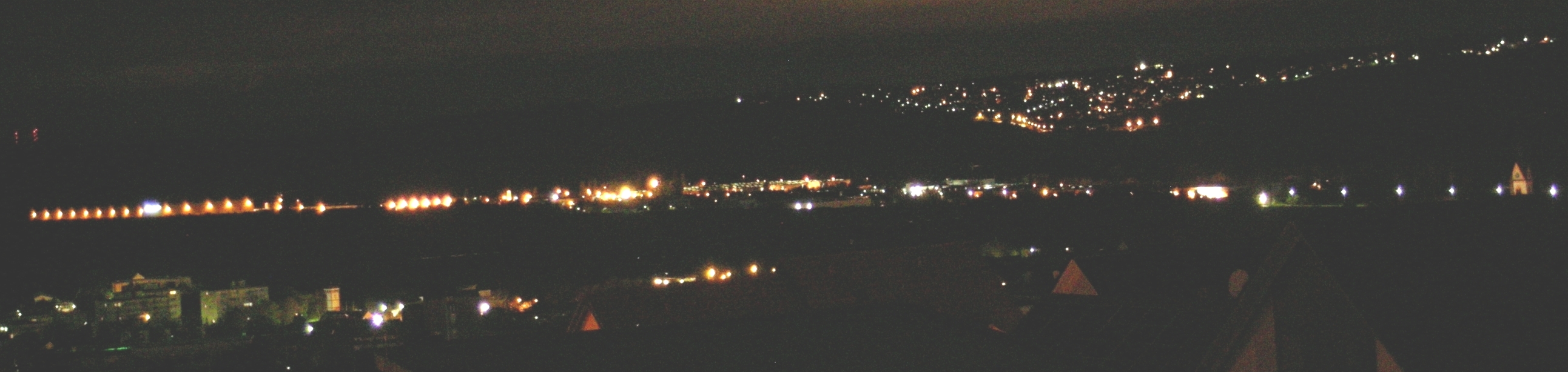 Blick ins Selztal bei Nacht nach Westen Blick ins Selztal bei Nacht nach Westen