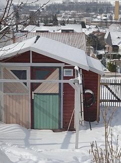 Die Sternwarte im Winter Die Sternwarte im Winter