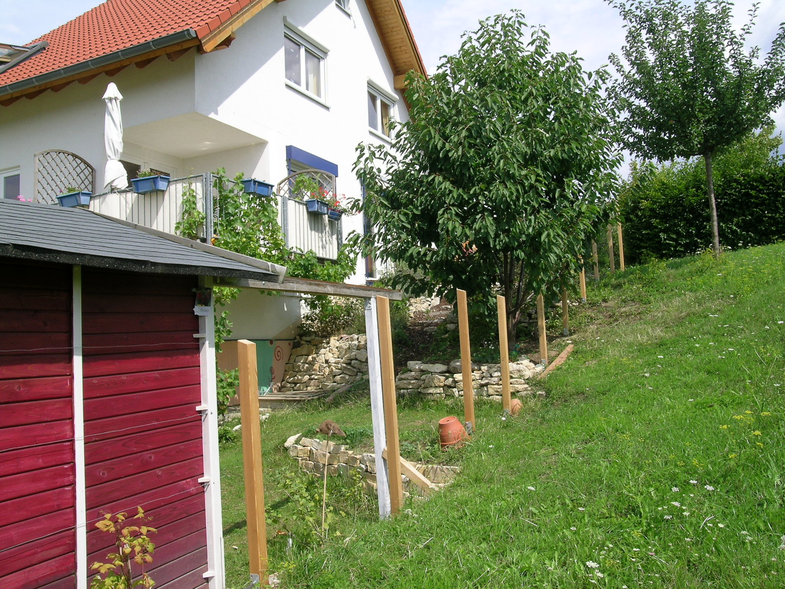 Blick nach Nordosten Blick nach Nordosten