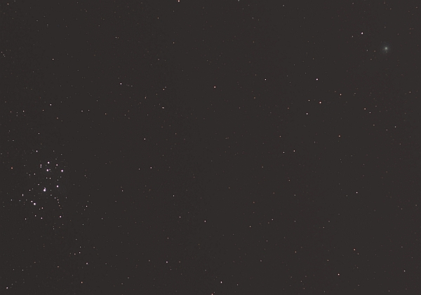 Lovejoy 2014 Q2, Nieder-Olm, 18.01.2015, 0009h - 0022h MEZ, Nikkor 85/2.8, Nikon D7000, 400 ISO, 10x30s (5 min), DSS, PS Lovejoy 2014 Q2, Nieder-Olm, 14.01.2015, 0009h - 0022h MEZ, Nikkor 85/2.8, Nikon D7000, 400 ISO, 10x30s (5 min), DSS, PS