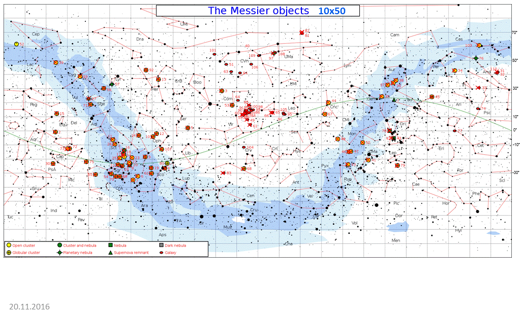 Kartenbasis von J.Cornmell, http://www.constellation-guide.com/wp-content/uploads/2013/06/Messier-Objects.png