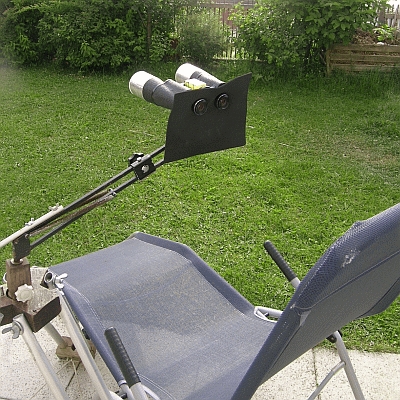 Bequemes Beobachten aus dem Liegestuhl Bequemes Beobachten aus dem Liegestuhl