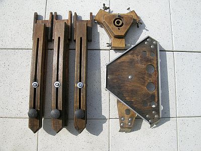 Das zerlegte Photostativ Das zerlegte Photostativ