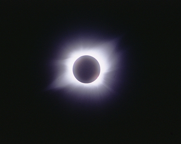 Todos Santos/Baja California, 11.07.1991, 1815h UT, Miranda RE, 400mm/f6.3, Ektachrome 50, 10s, kaum nachbearbeitet Todos Santos/Baja California, 11.07.1991, 1815h UT, Miranda RE, 400mm/f6.3, Ektachrome 50, 10s, kaum nachbearbeitet